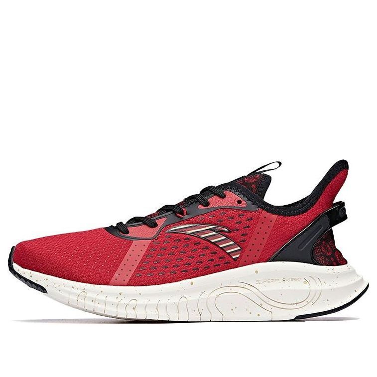 ANTA Running Series Sneakers 'Black Red' 112115557-5
