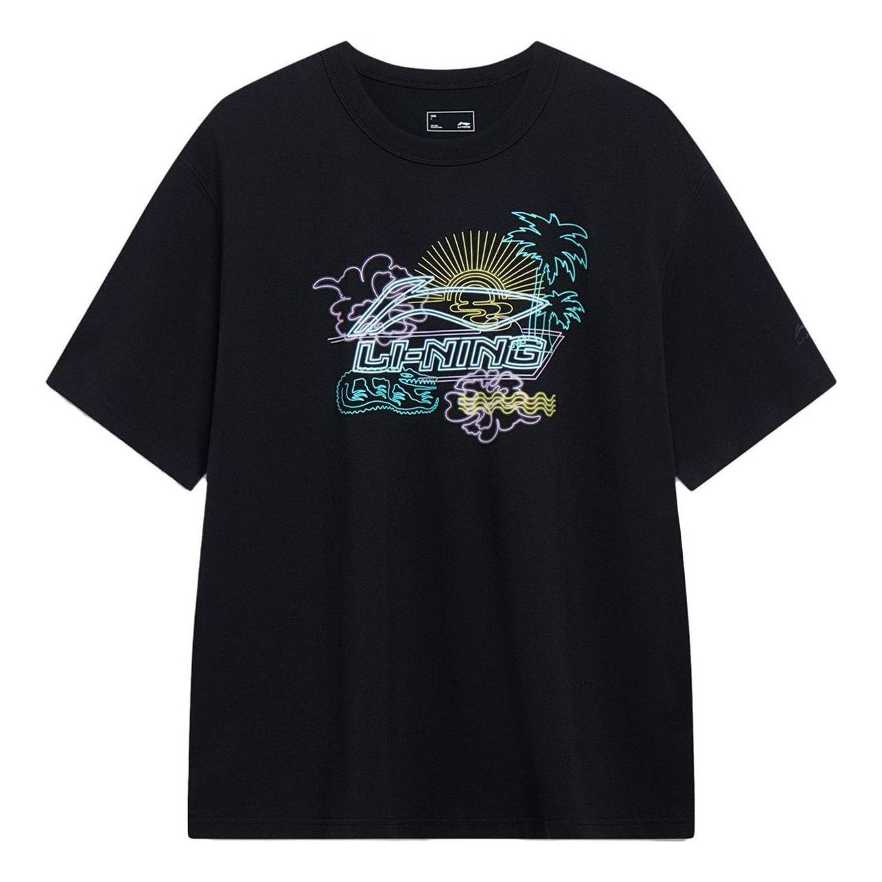 Li-Ning Graphic T-shirt 'Black' AHST175-4
