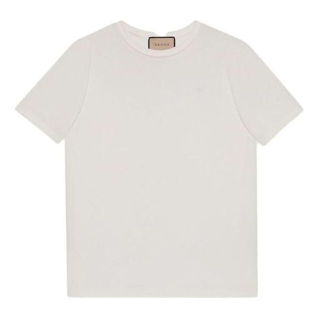 Gucci Cotton Jersey T-Shirt with Double G 'White' 548334-XJEJF-9088