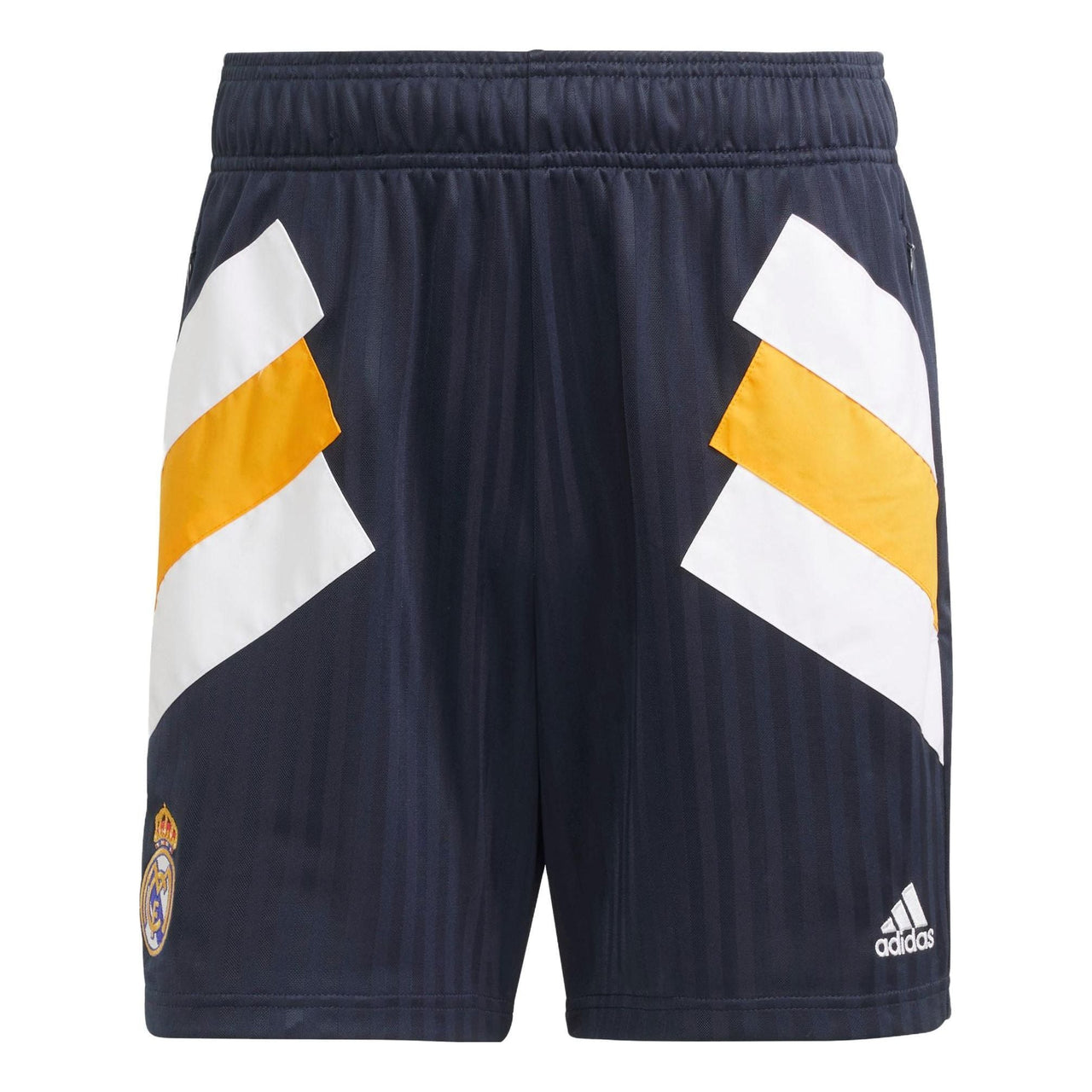 adidas Real Madrid Icon Shorts Asia Sizing 'Dark Navy' HT6457