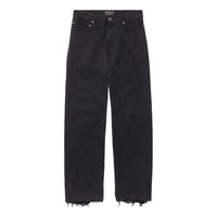 (WMNS) Balenciaga Medium Fit Pants 'Black' 751110TNW111700