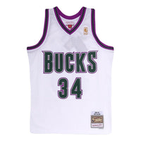 Mitchell & Ness NBA Swingman Jersey 'Milwaukee Bucks - Ray Allen 1996-97' SMJY3134-MBU96RALWHIT