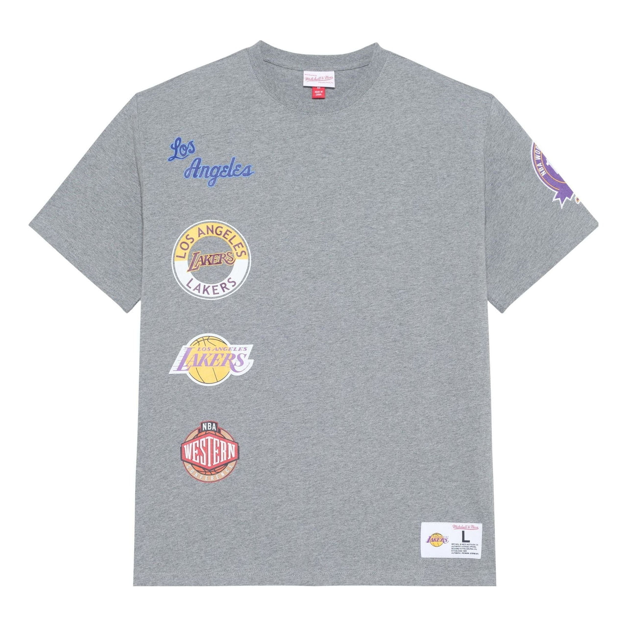 Mitchell & Ness x NBA City Collection T-shirt 'Los Angeles Lakers' TCRW4989-LALYYPPPGYHT