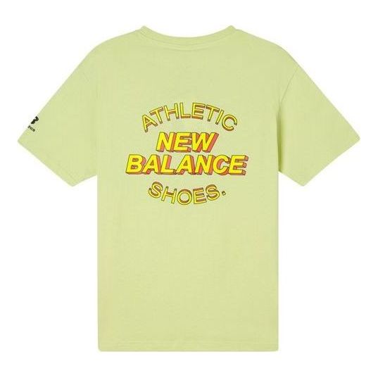New Balance Graphic Print Tee 'Lime Yellow' AMT12378-SUJ