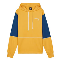 New Balance stitching hooded sweater all-match pullover Men's Yellow MT03909-ASE