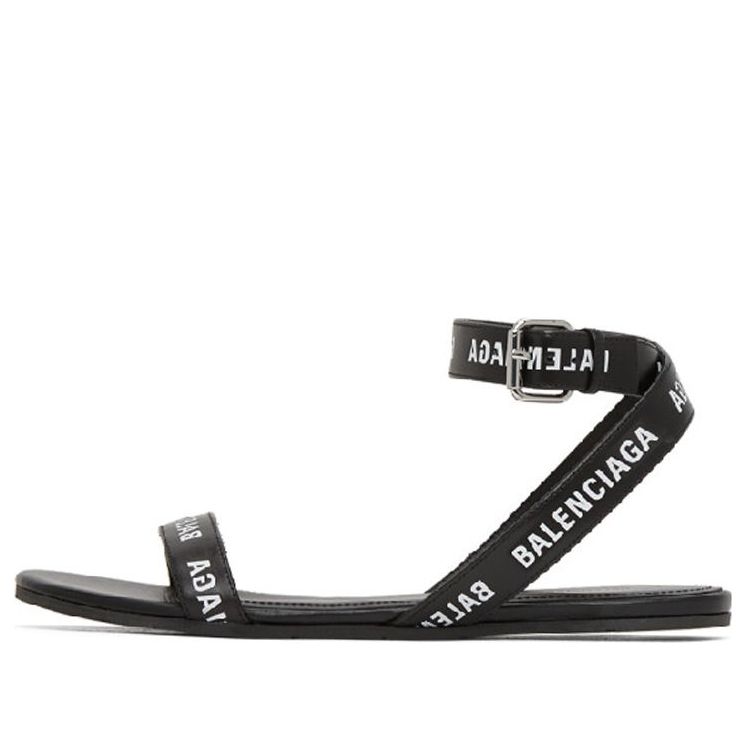 (WMNS)  Balenciaga Sports sandals 'Black White' 630038WBAE11090