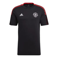 adidas MUFC TR GR3821 T-Shirt 'Black White' GR3821