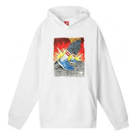 New Balance Graphic Print Hoodie 'White' AMT-93666-WT