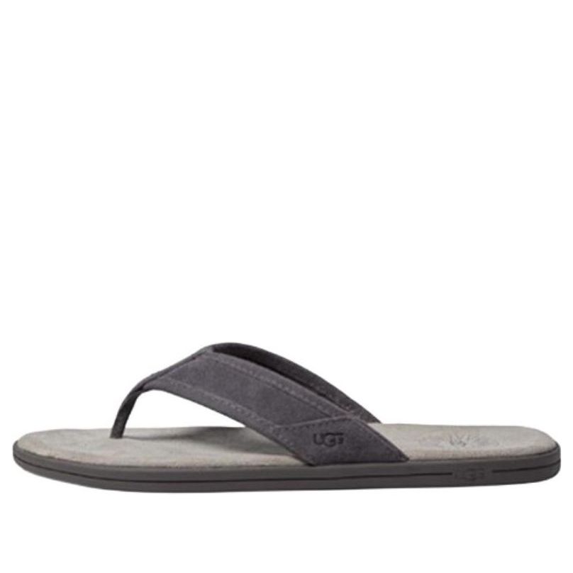 UGG Seaside Suede Flip Flop 'Dark Grey' 1138152-DGRY