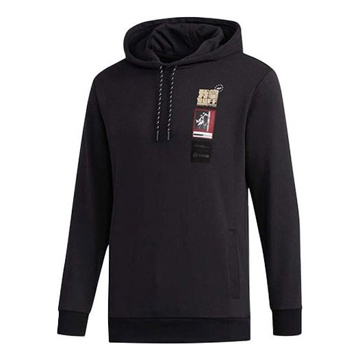 adidas neo Printing Sports Pullover Black GD2172