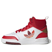 (GS) adidas originals Drop Step 'White Red' GX6354