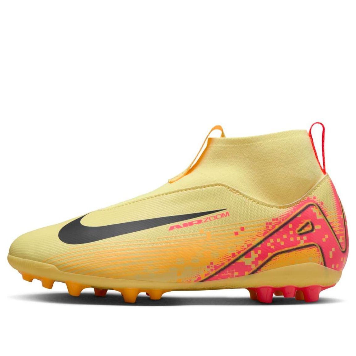 (GS) Nike x Kylian Mbappe Mercurial Superfly 10 Academy AG 'Light Laser Orange' HF3418-800