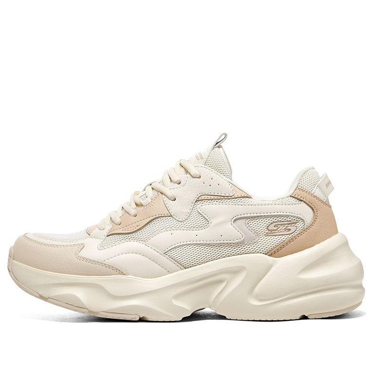 Skechers D'lites 1.0 Sneakers 'White Khaki' 118323-NAT