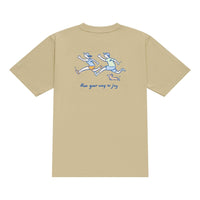New Balance Running Graphic T-Shirt 'Tan' NEE26121-LB