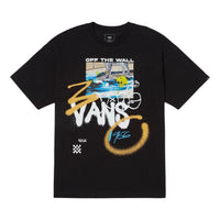Vans College Graphic T-Shirt 'Black White' VN000GPTBLK