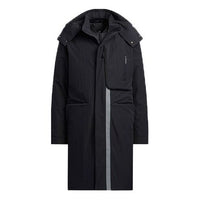 adidas Casual 3-In-1 Long Down Jacket 'Black' H13847