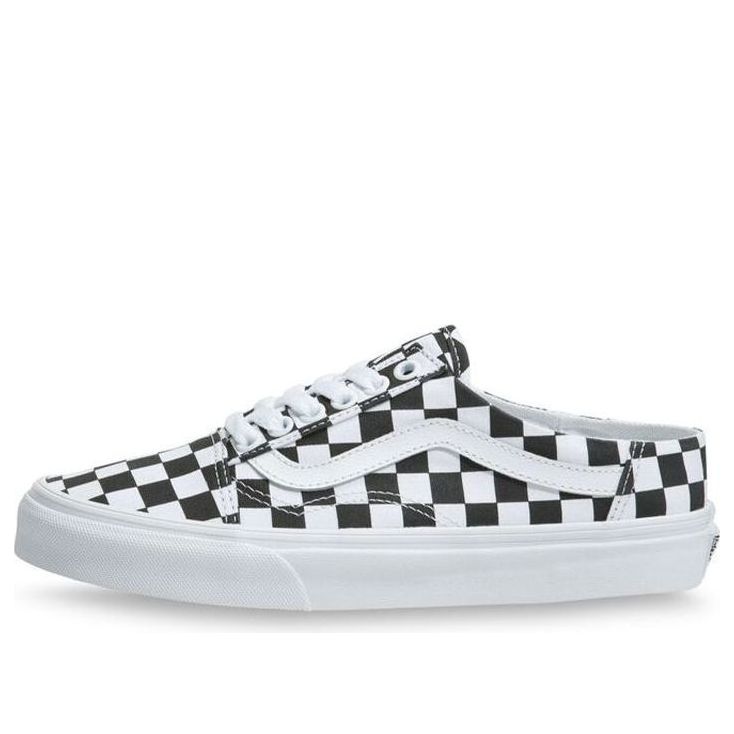 Vans Checkerboard Old Skool Mule Chessboard White/Black VN0A4P3Y5GU
