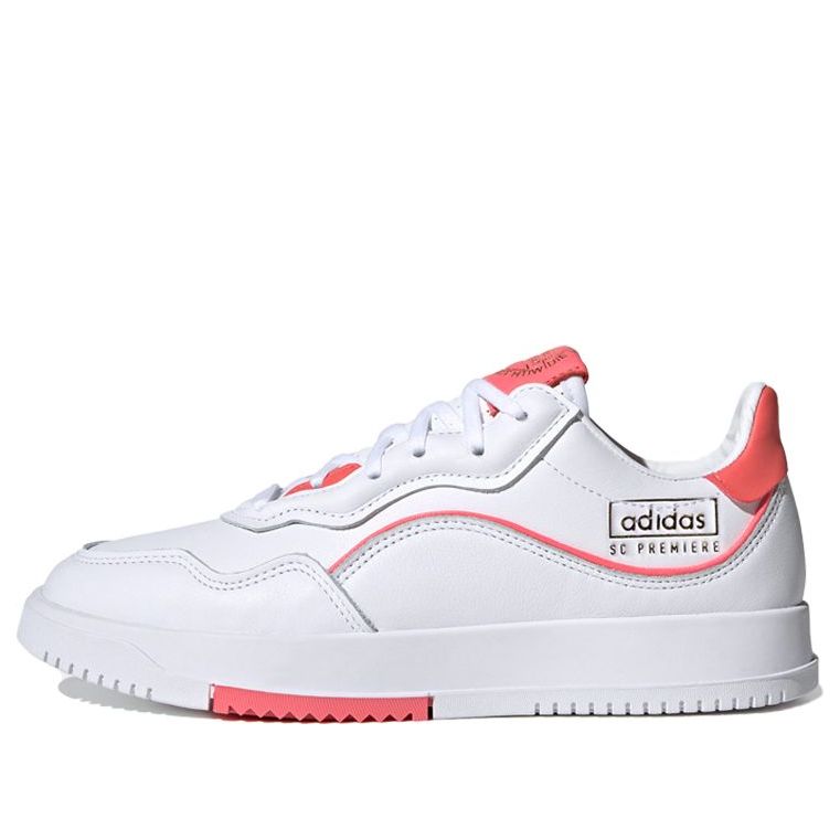 (WMNS) adidas SC Premiere 'White Semi Flash Red' FW5718