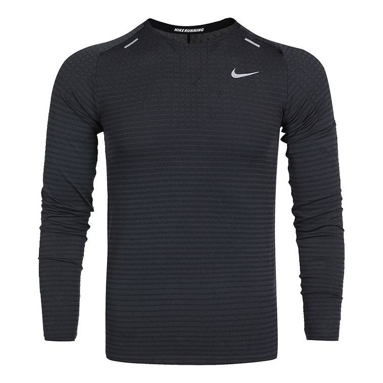 Nike Techknit Ultra Collar Running Workout Men Black CJ5347-010