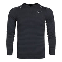 Nike Techknit Ultra Collar Running Workout Men Black CJ5347-010
