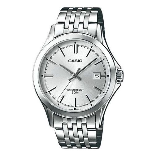 CASIO Stainless Steel Strap Quartz Waterproof Mens Silver Analog MTP-1380D-7ADR
