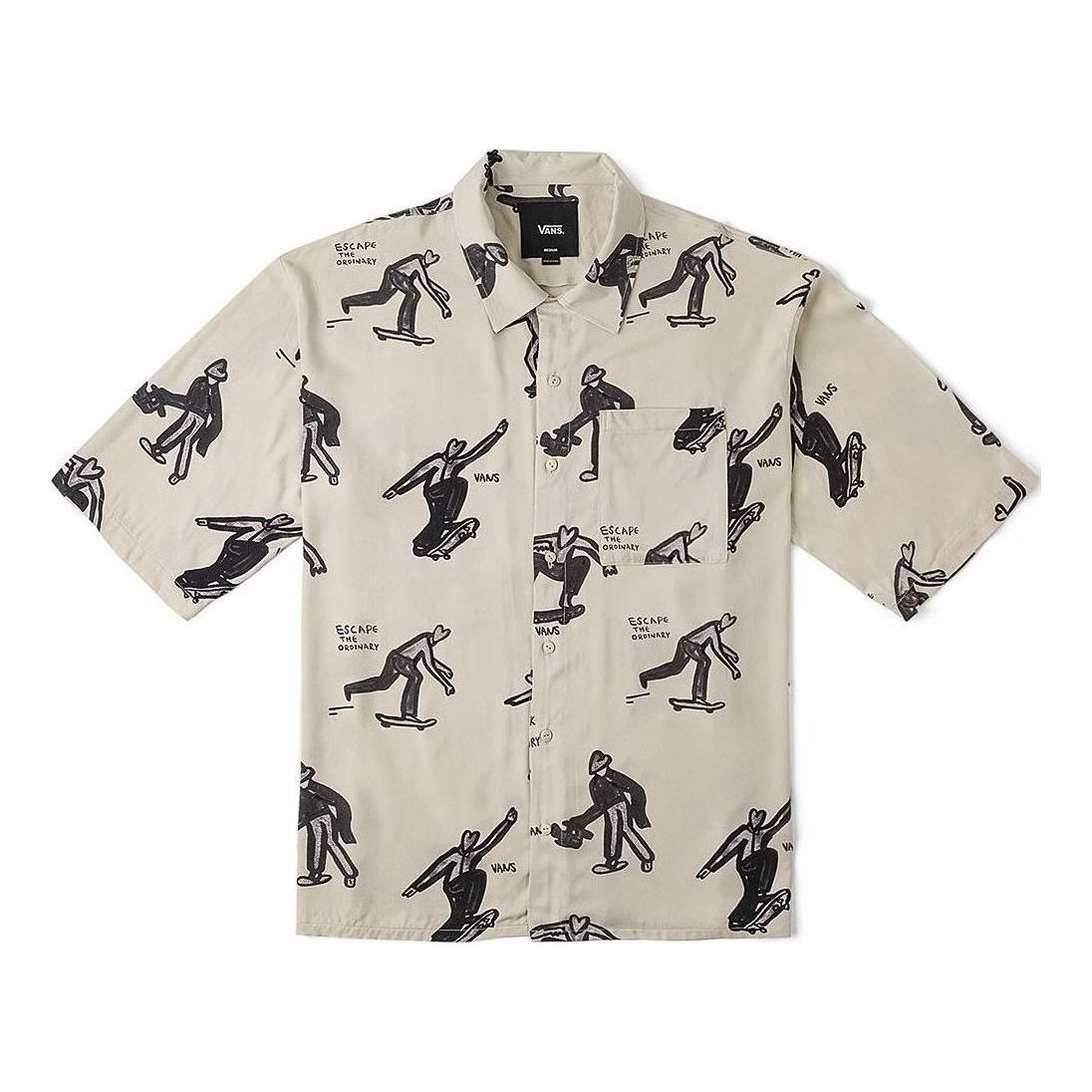 Vans  Asia Artist Collection SS24 Short-sleeved Shirt 'Beige' VN000J2XDGG