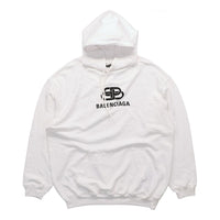 Balenciaga Unisex BB Printing Fleece White 570811TEV199044
