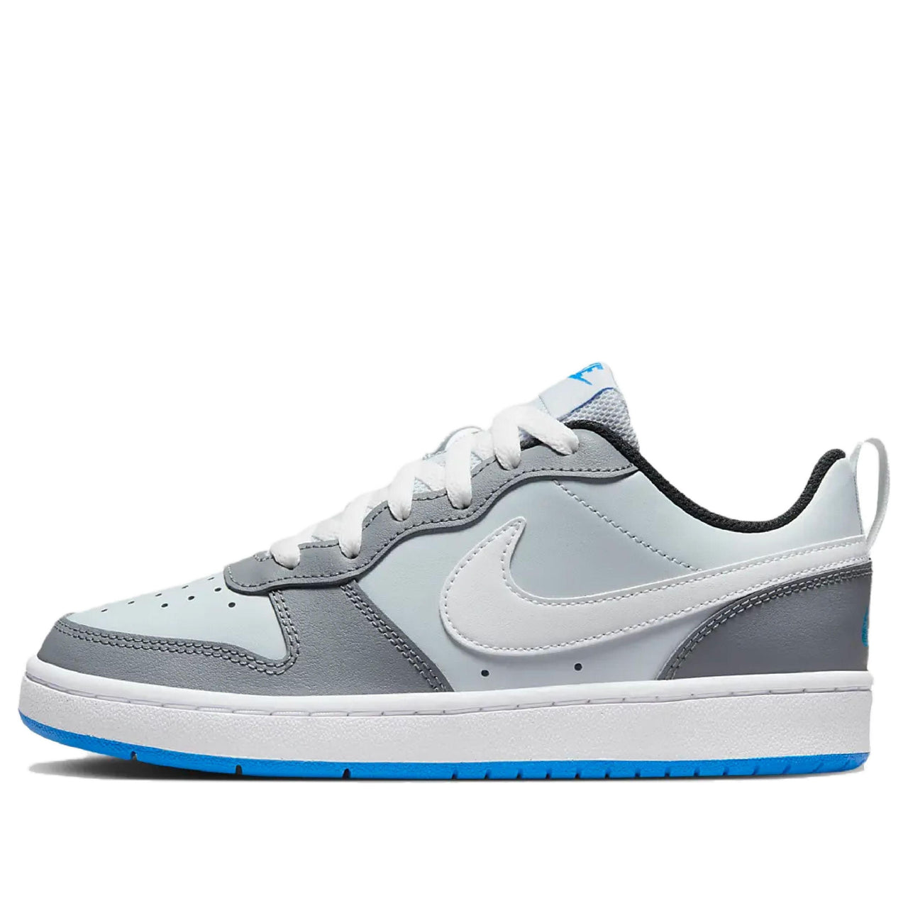 (GS) Nike Court Borough Low 2 SE 'Pure Platinum Photo Blue' BQ5448-019