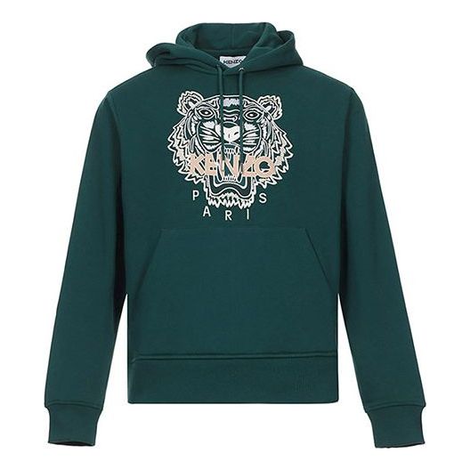 Men's KENZO Tiger Head Embroidered Cotton Sports Blue FA65SW3104XA-73