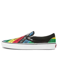 Vans Classic Slip-On Multi-Color 'MultiColor Rainbow Black' VN0A4U38WK2
