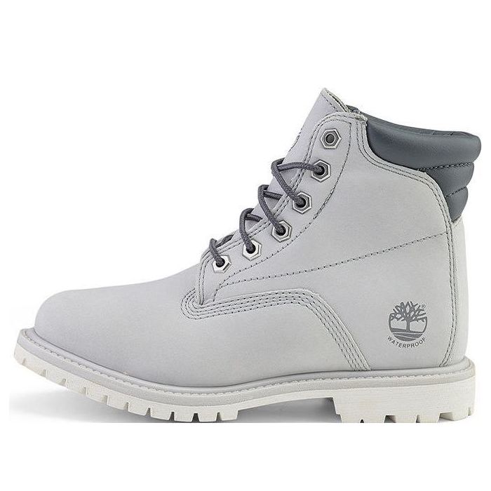 (WMNS) Timberland Waterville 6 Inch Wide Fit Waterproof Boots 'Light Grey' A2M1U