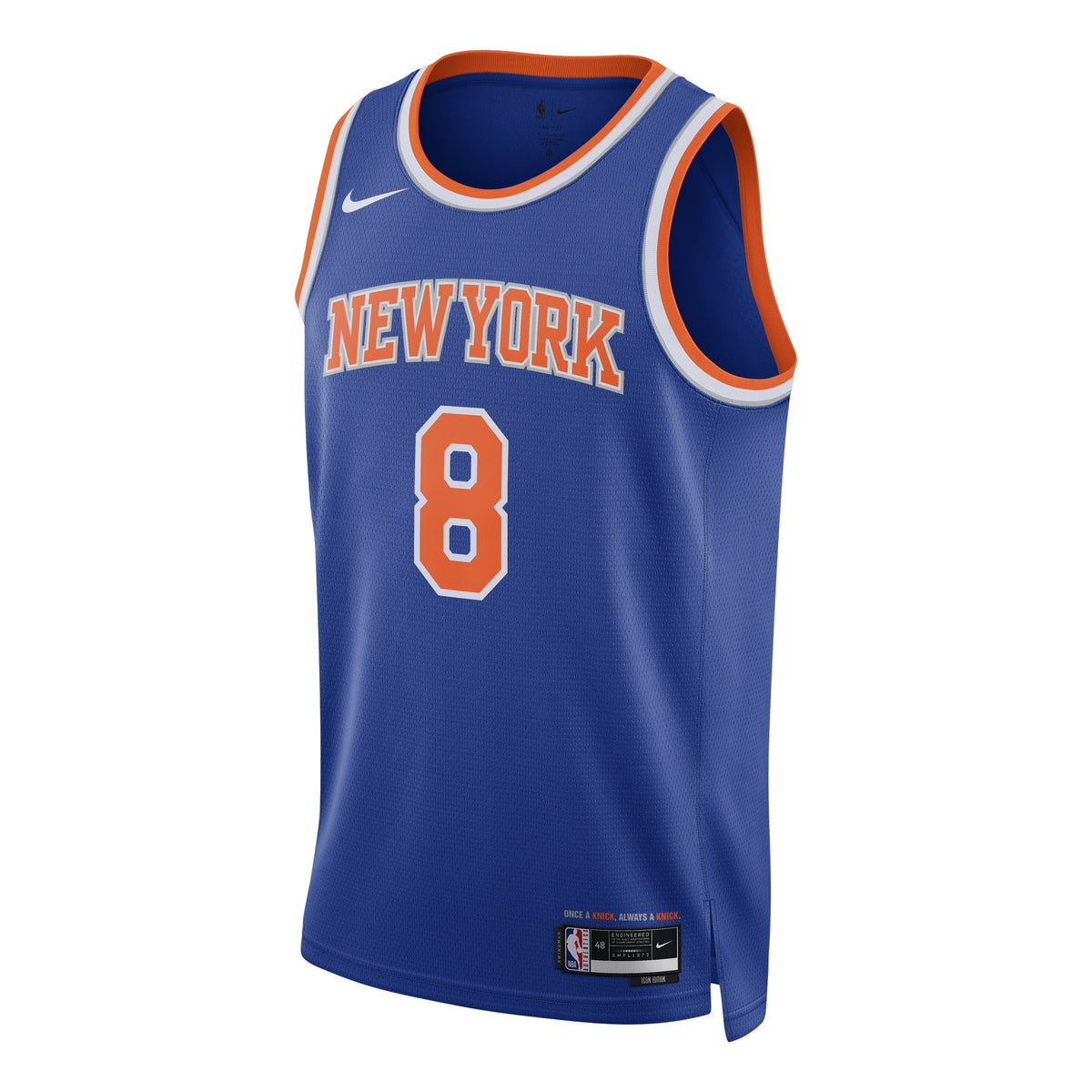 Nike Dri-FIT NBA OG Anunoby New York Knicks Icon Edition Swingman Jersey 'Rush Blue' DN2015-499