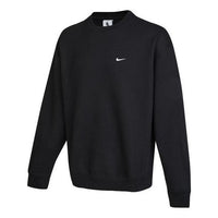Nike Solo Swoosh Crewneck Sweatshirt 'Black' DX1362-010