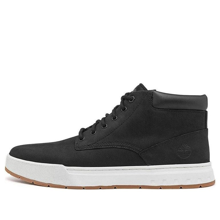 Timberland Maple Grove Wide Fit Leather Chukka Boots 'Black' A5PSGW