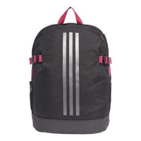 adidas Large Logo Athleisure Casual Sports Backpack Unisex Black Pink DZ9439
