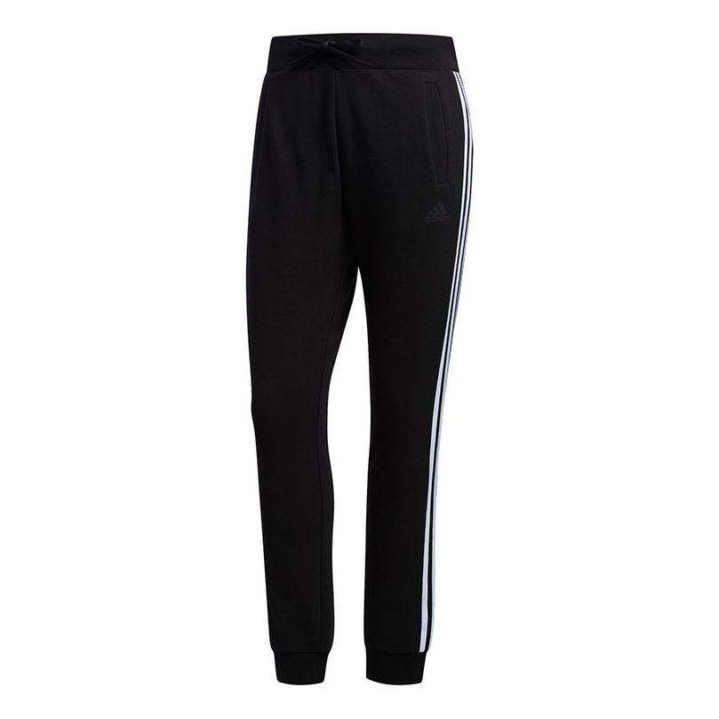 (WMNS) adidas FL 3S Slim Knit Pants 'Black' FI9274