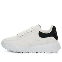 (WMNS) Alexander McQueen Oversized Court Trainer 'White Black' 633915WIA9A9061