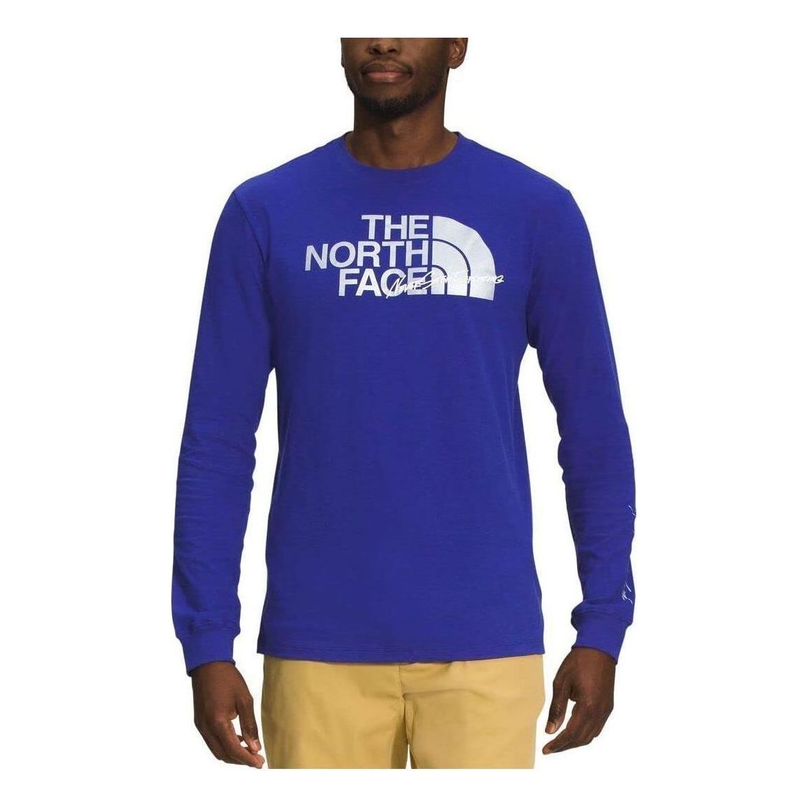 THE NORTH FACE Long-Sleeve Graphic Injection T-Shirt 'Purple White' NF0A7UOJ-40S