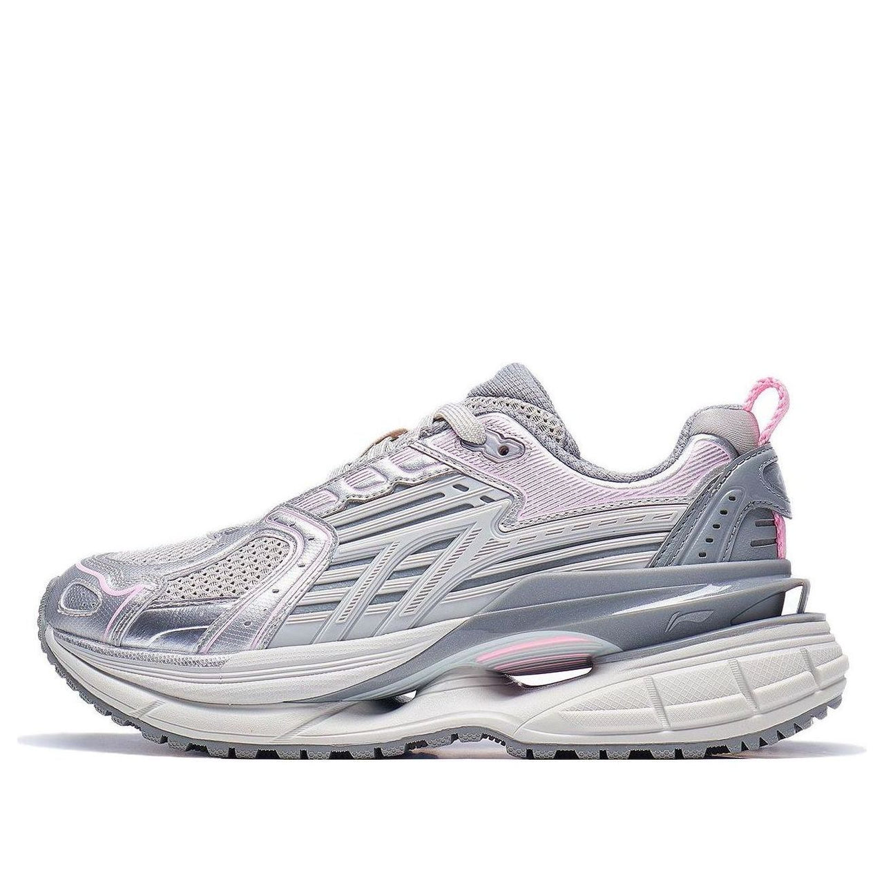 (WMNS) Li-Ning Starlit 5 'Silver Grey Pink' AGCT352-3