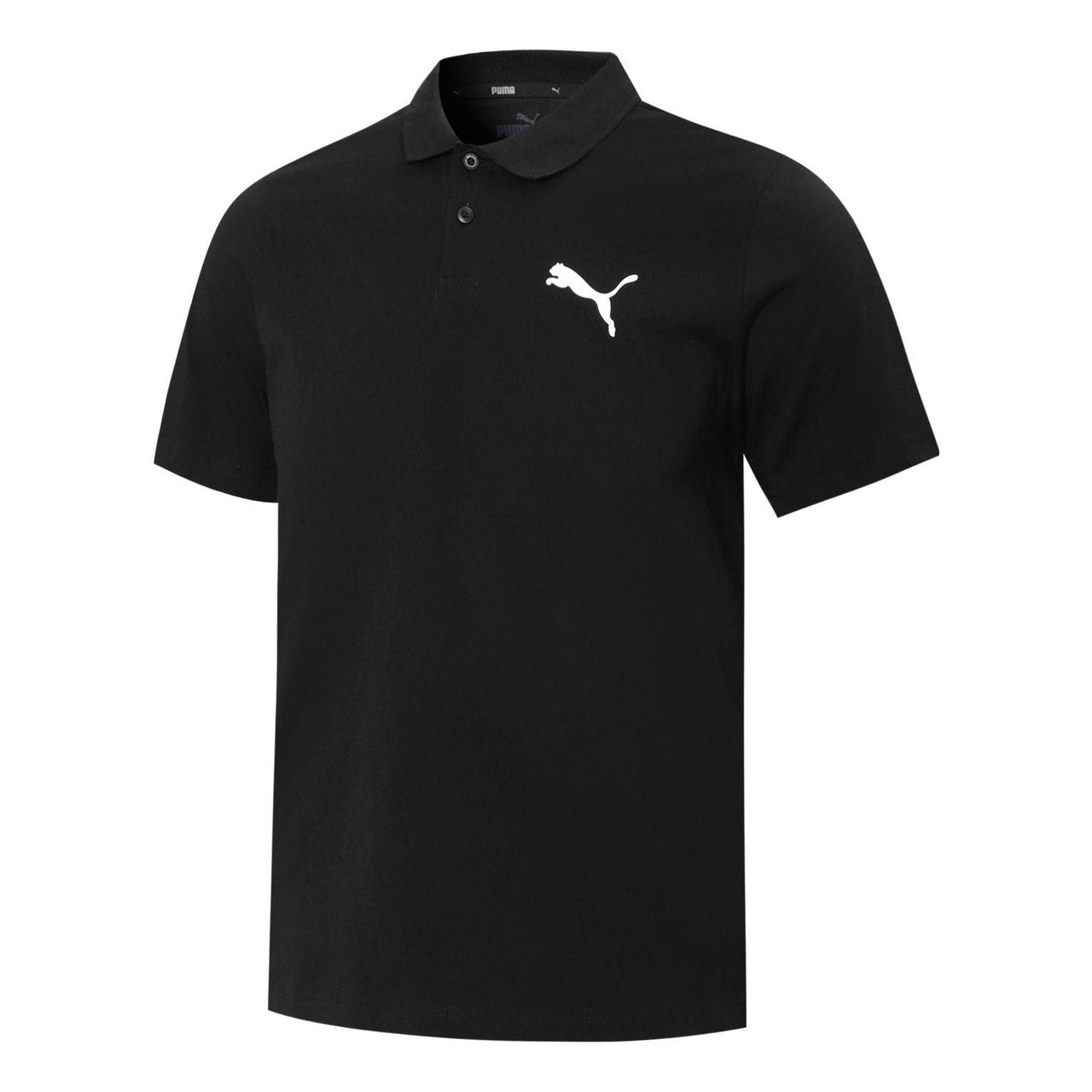PUMA Logo Essential Polo Shirt 'Black' 536743-01