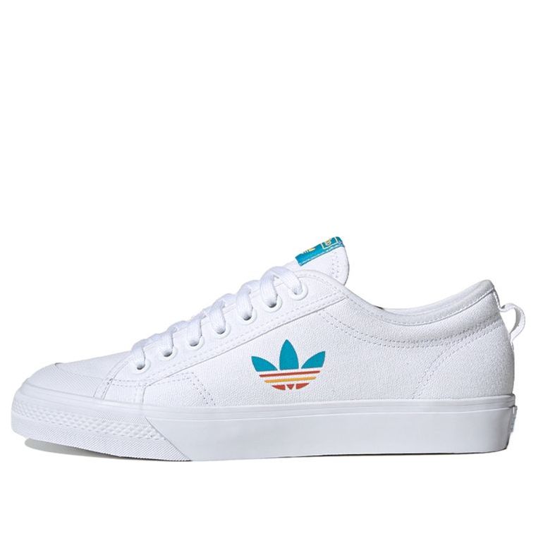 adidas Nizza Trefoil 'White Blue' FY2259