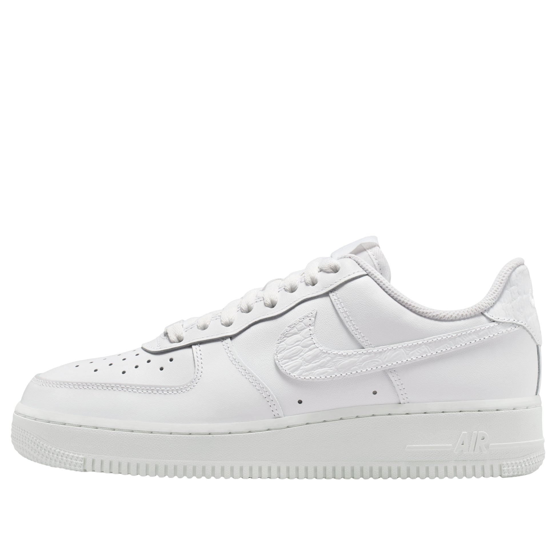 (WMNS) Nike Air Force 1 Low Pebble Croc 'White' IO4837-100