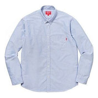 Supreme FW18 Oxford Shirt 'Blue' SUP-FW18-144