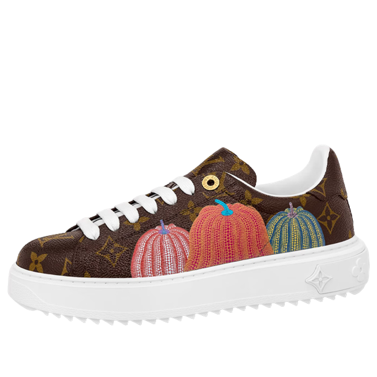 (WMNS) LOUIS VUITTON x YK ACADEMY Time Out Sneakers 'Brown Monogram with Icons' 1ABD8N