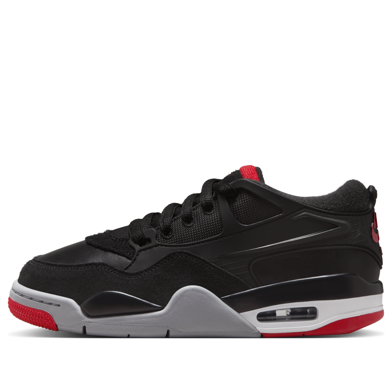 (GS) Air Jordan 4 RM 'Black Wolf Grey Varsity Red' FQ7938-061