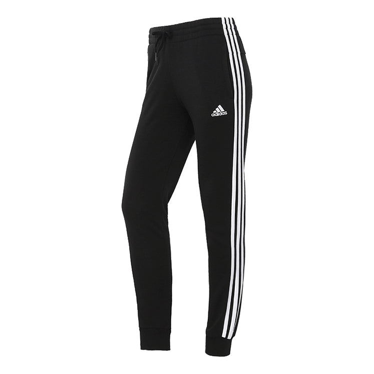(WMNS) adidas W 3s Ft C Pt Sports Running Training Gym Knit Bundle Feet Long Pants/Trousers Autumn Black GM8733