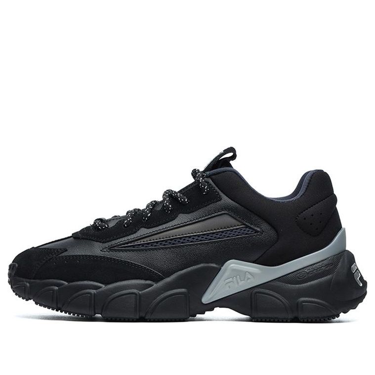 FILA Fashion Sneakers Low-Top Running Shoes 'Black Grey' F12M144120FBI