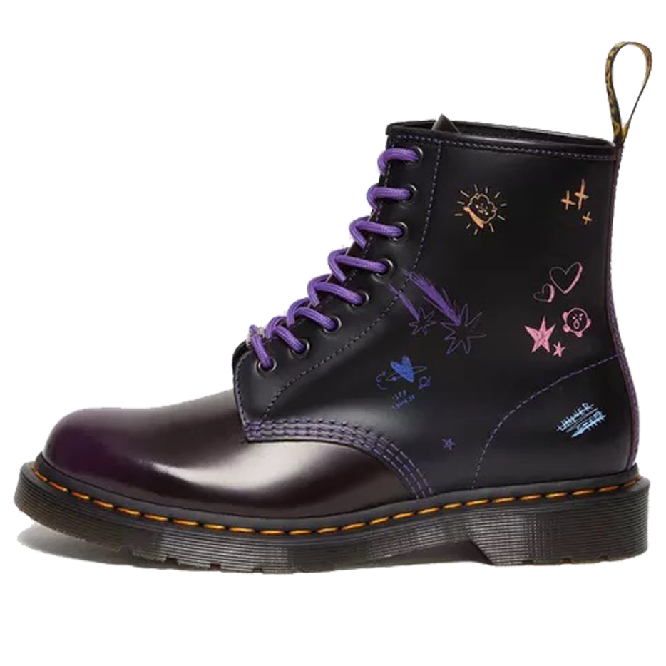 Dr. Martens x BT21 1460 Leather Boots 'Purple' 30069511