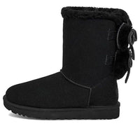 (WMNS) UGG Classic Double Bow Short 'Black' 1127131-BLK