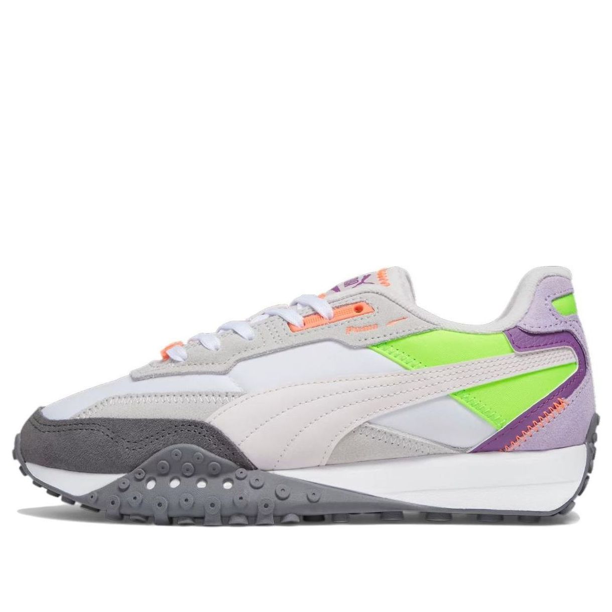 (WMNS) PUMA Blacktop Rider 'Cool Dark Grey Lime' 395461-12